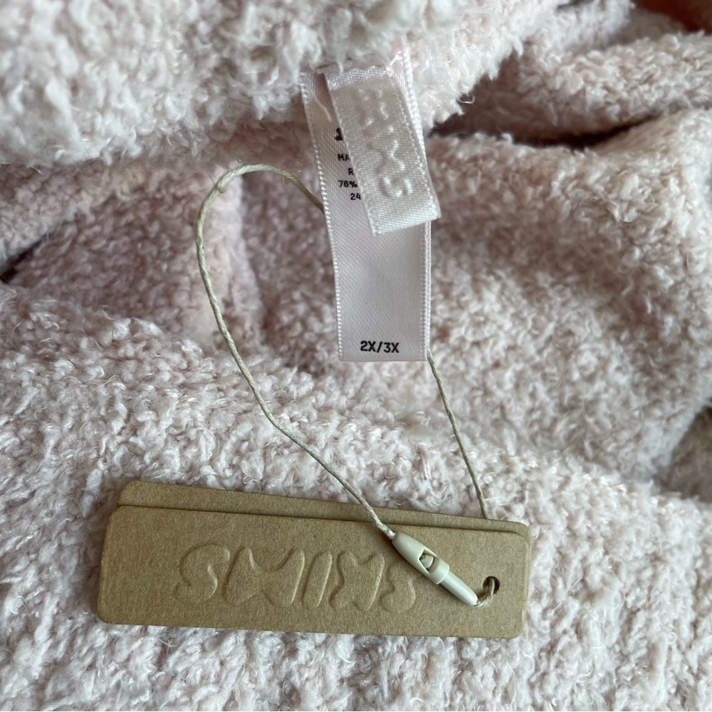 NEW | Skims | NWT‎ Cozy Knit Wide Leg Pants in Dusk, size 2X/3X - Picture 6 of 7